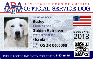 Service & Assistance Animals